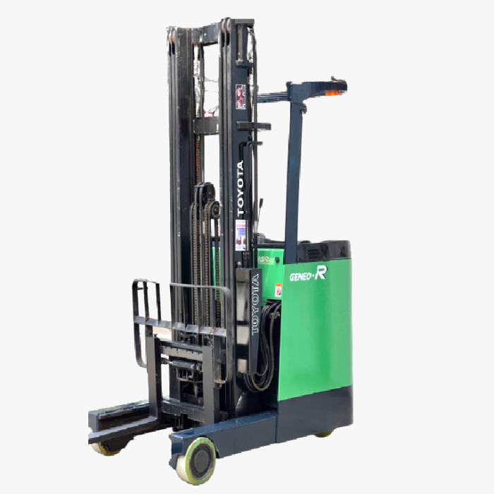 รถยกฟอร์คลิฟท์ไฟฟ้ายืนขับ  ยี่ห้อ toyota รุ่น 7FBR75-15-600M