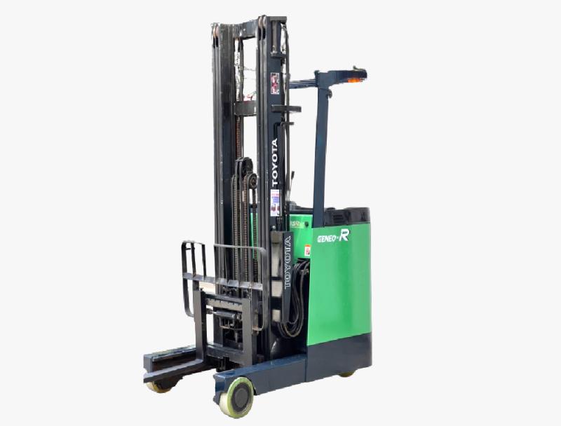 รถยกฟอร์คลิฟท์ไฟฟ้ายืนขับ  ยี่ห้อ toyota รุ่น 7FBR75-15-600M